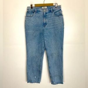 Abercrombie & Fitch The 90s Jeans Slim Straight Ultra High Rise Curve Size 32/14